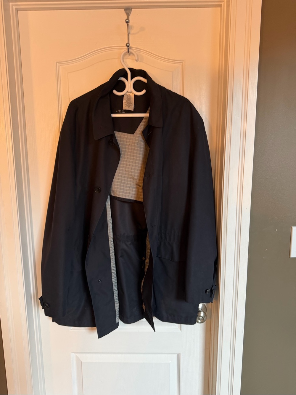 Barneys New York Black Lightweight Shirt Jacket